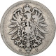 Monnaie, GERMANY - EMPIRE, Wilhelm I, Mark, 1874, Stuttgart, TB+, Argent, KM:7 - 1 Mark