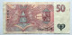 CZECH REPOUBLIC - 50 KORUN  - P 17  (1997) - CIRC - BANKNOTES - PAPER MONEY - CARTAMONETA - - Tsjechië