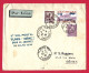 !!! TUNISIE, 1ER VOL POSTAL TUNIS-GÊNES DE 1938, AVEC CACHET DE TUNIS - Luftpost