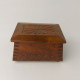 Beautiful Vintage Carved Wooden Box Jewelry Trinked Box #5471 - Koffer