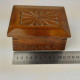 Delcampe - Beautiful Vintage Carved Wooden Box Jewelry Trinked Box #5471 - Koffer