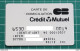 FRANCE CREDIT CARD CREDIT MUTUEL - CB CARTE - WHITE - Cartes De Crédit (expiration Min. 10 Ans)