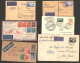 ZEPPELIN MAIL/FLIGHT COVERS 1928 Trio To USA With Oval 'L2127' Cachet Franked By 2RM (2) Or 4 RM Stamps Ex Friedrichshaf - Otros & Sin Clasificación