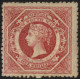 1862-72 1s Carmine P.13, M (centred Slightly Low To Left), SG.169, Cat. £375 (1) - Other & Unclassified