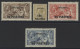 1921 Set Of Four Optd SPECIMEN, M (perf Faults On 45pi & 90pi), SG.47s/50s. (4) Cat. £275 - Andere & Zonder Classificatie