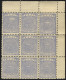 1892-93 P.11 (10), 1d Ultramarine In A Top Right Corner Block Of Nine, M (7x UM), One Stamp Thinned, Some Minor Gum Bend - Autres & Non Classés