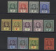 1912-24 MCCA Set, Fine M (hinge Remnants), SG.12s/24s. (13) Cat. £600 - Andere & Zonder Classificatie