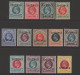 1902-03 POSTAGE REVENUE CCA Set Optd SPECIMEN, Fine M, SG.127s/139s. (13) Cat. £300 - Autres & Non Classés