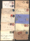 LONDON (HEXAGONAL DUPLEXES) Good Lot Of Covers & Cards To Foreign Destinations C1874-1905 Incl. 1882 Pair Of Envelopes T - Autres & Non Classés