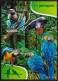 GUINEE - OISEAUX - PERROQUETS - N° 8094 A 8097 ET BF 1886 - NEUF** MNH - Parrots