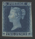 1841 2d Blue Pl.4, O.g, Four Margin Example Lettered CB, Gum A Little Sweating And Inclusion On Reverse. Lovely Colour,  - Sonstige & Ohne Zuordnung