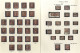 1864-70 Good To FU Range In Leaves From 1864 1d Red Plate Numbers (SG.43/4) A Complete Set Of Plates (less 77) Good To F - Andere & Zonder Classificatie
