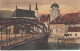 E4042) LEOBEN - Steiermark - Murbrücke U. Stadtturm ALT! 1923 - Leoben