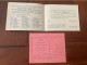 DOUAI BAL DE BIENFAISANCE + Menu 16 Fevrier 1946 CROIX-ROUGE FRANCAISE - Andere & Zonder Classificatie