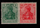 Deutsches Reich W 7 GermaniaMLH Falz * Mint (1) - Postzegelboekjes & Se-tenant
