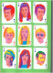 ATLANTA JEU 54 CARTES POP ART 1968 JOHNNY HALLYDAY SYLVIE VARTAN SHEILA FRANCOISE HARDY JACQUES DUTRONC CLAUDE FRANCOIS - 54 Carte