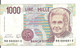 ITALIE 1000 LIRE 1990 VF P 114 A - 1000 Liras