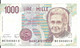 ITALIE 1000 LIRE 1990 VF P 114 A - 1000 Lire