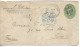 HILLSBORO Dakota Entier 2 Cents + CAD HILLSBORO Pour PARIS CAD Bleu PARIS Etranger 1891   ...     .G - ...-1900
