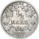 Empire Allemand, 1/2 Mark, 1909, Stuttgart, Argent, TTB+, KM:17 - 1/2 Mark