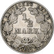 Empire Allemand, 1/2 Mark, 1907, Hambourg, Argent, TTB, KM:17 - 1/2 Mark