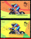 Ref. BR-OLYM-E06 BRAZIL 2015 - OLYMPIC GAMES, RIO 2016,CYCLING, BIKE,STAMPS 1ST & 4TH SHEET,MNH, SPORTS 2V - Radsport