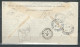 MADAGASCAR 1947 PA N° 65 S/enveloppe 100 ° Liaison Postale Aérienne Cachets D'escales Au Verso - Airmail