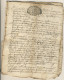 Delcampe - (C11) CACHETS GENERALITE MONTPELLIER SUR DOCUMENT 1724 - Cachets Généralité