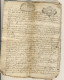 Delcampe - (C11) CACHETS GENERALITE MONTPELLIER SUR DOCUMENT 1724 - Cachets Généralité