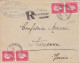 Lettre Rec. Provisoire Obl. St Sauveur En Pusaye Le 7/11/45 Sur 1f50 Dulac X 4 N° 691 (tarif Du 1/3/45) Pour Auxerre - 1944-45 Marianne Van Dulac