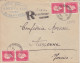 Lettre Rec. Provisoire Obl. St Sauveur En Pusaye Le 7/11/45 Sur 1f50 Dulac X 4 N° 691 (tarif Du 1/3/45) Pour Auxerre - 1944-45 Marianne Of Dulac