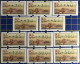 2024 LUNAR NEW YEAR OF THE DRAGON KLUSSENDORF MACHINE ATM LABELS COMPLETE SET OF 11. - Automaten