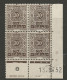 MAROC TAXE N° 56 Coin Daté 13/9/52 NEUF** SANS CHARNIERE  / Hingeless  / MNH - Portomarken