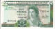 BILLETE DE GIBRALTAR DE 5 POUNDS DEL AÑO 1988 SIN CIRCULAR (UNC)  (BANKNOTE) - Gibraltar