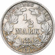Empire Allemand, 1/2 Mark, 1917, Karlsruhe, Argent, SUP+, KM:17 - 1/2 Mark