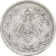 Empire Allemand, 1/2 Mark, 1917, Stuttgart, Argent, TTB, KM:17 - 1/2 Mark