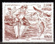 FEUILLE COMPLETE  25 TIMBRES SPM LE PETIT PÊCHEUR A LA LIGNE EN BARQUE SUR L'OCEAN NORD ATLANTIQUE - Unused Stamps