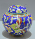 -JOLIE PETITE BOITE EMAUX CLOISONNES Décor PAPILLONS ASIE CHINE JAPON VITRINE     E - Arte Asiatica