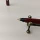 Delcampe - Vintage Fountain Pen Parker 45 Dark Red Chrome Fine Nib Made In England #5481 - Lapiceros