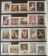 Delcampe - Czechoslovakia And Czechia 1966-2020, Art On Stamps, MNH Stamps Set - Unused Stamps