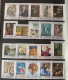 Delcampe - Czechoslovakia And Czechia 1966-2020, Art On Stamps, MNH Stamps Set - Neufs