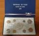 France Set Coins 1974 Coffret Francia Serie Zecca Parigi 9 Monete BU - BU, BE, Astucci E Ripiani