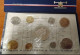 France Set Coins 1974 Coffret Francia Serie Zecca Parigi 9 Monete BU - BU, BE & Muntencassettes