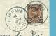 341 Op Brief Met Stempel HUPPAYE In BLAUW !!!!!! - 1931-1934 Kepi