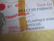 2 Liasses De Billet De Passage (déchirées) Sans Billets/  Paquebot "FRANCE"/ Cie Gle Transatlantique//1972        MAR121 - Boats