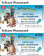 S. Africa - Telkom - Looney Tunes Tweety Bird, 2 Cards (Different CN's Big & Small), Gem5 Red, 2003, 20R, Both Used - Südafrika
