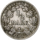 Empire Allemand, 1/2 Mark, 1916, Stuttgart, Argent, TTB, KM:17 - 1/2 Mark