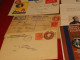 ROYAUME UNI - GB - LOT DE 47 Enveloppe FDC -AEROGRAMME - CARTE - 1952-1971 Em. Prédécimales