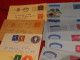 Delcampe - ROYAUME UNI - GB - LOT DE 47 Enveloppe FDC -AEROGRAMME - CARTE - 1952-1971 Em. Prédécimales