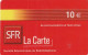 REUNION ISL. - SFR Recharge Card 10 Euro, Exp.date 07/04, Used - Riunione